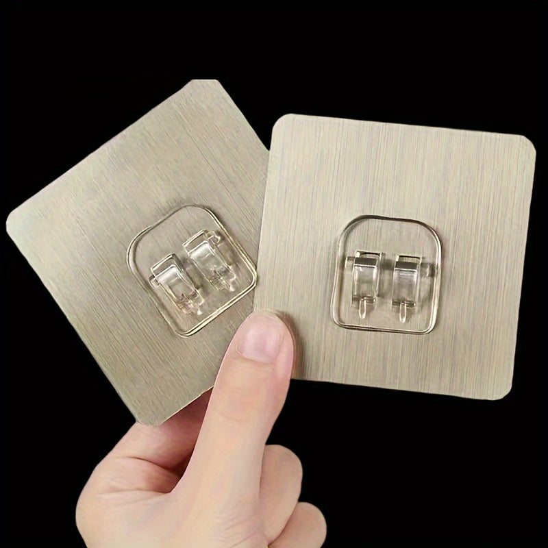 No-Drill Bathroom Shelf with Traceless Hook and Utility Hooks