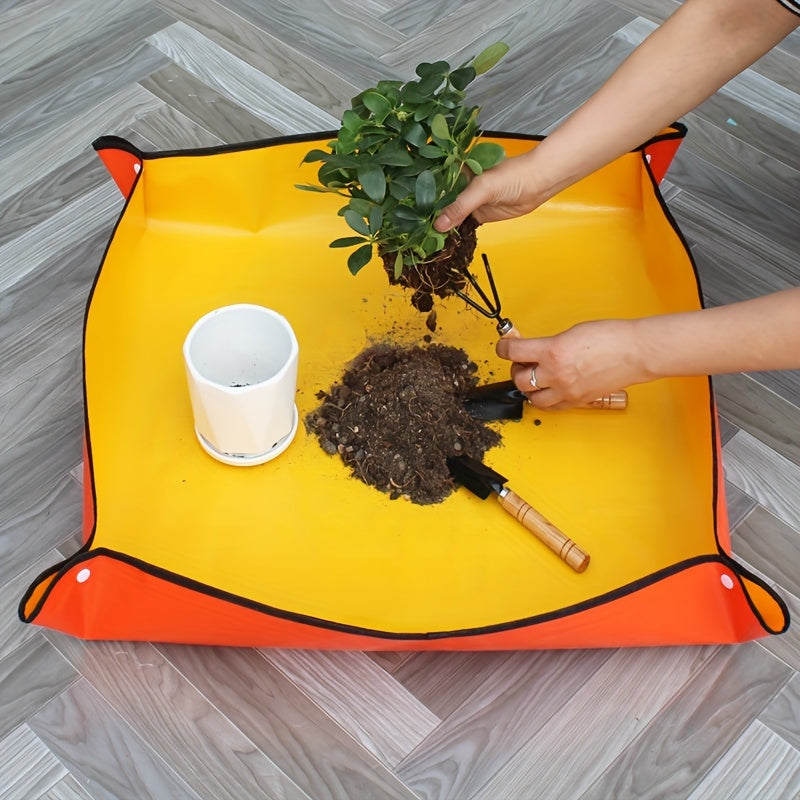 Waterproof Gardening Floor Mat Thickened Square Plastic Indoor Outdoor Surface Protection