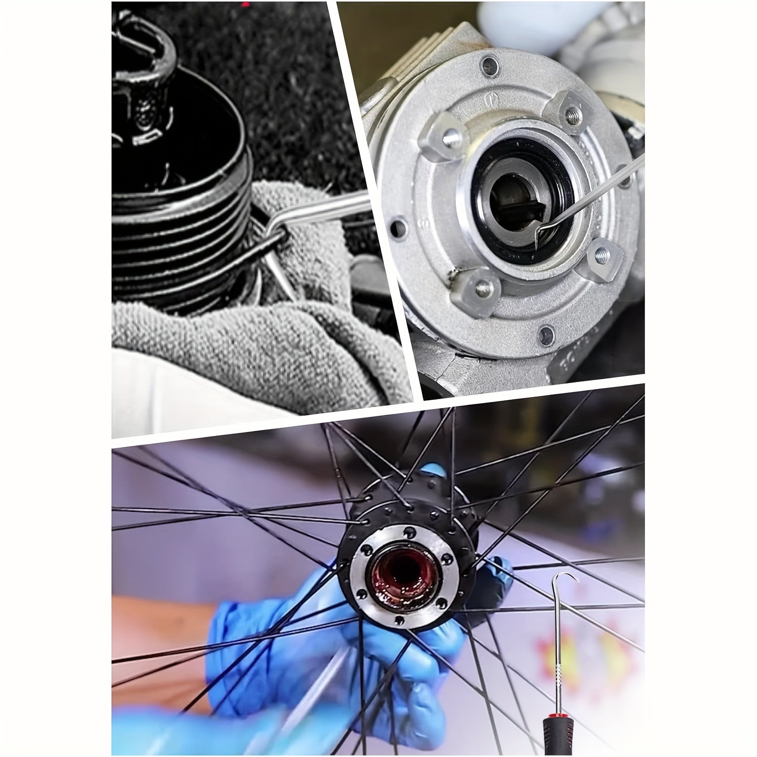 4 Pack Precision Pick and Hook Set Automotive Hand Tools for Oil Seals