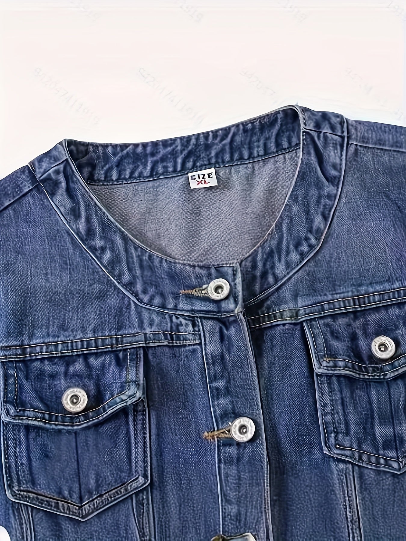 Women's Denim Truck Driver Jacket Long Sleeve Embroidery All-Season Casual Outerwear