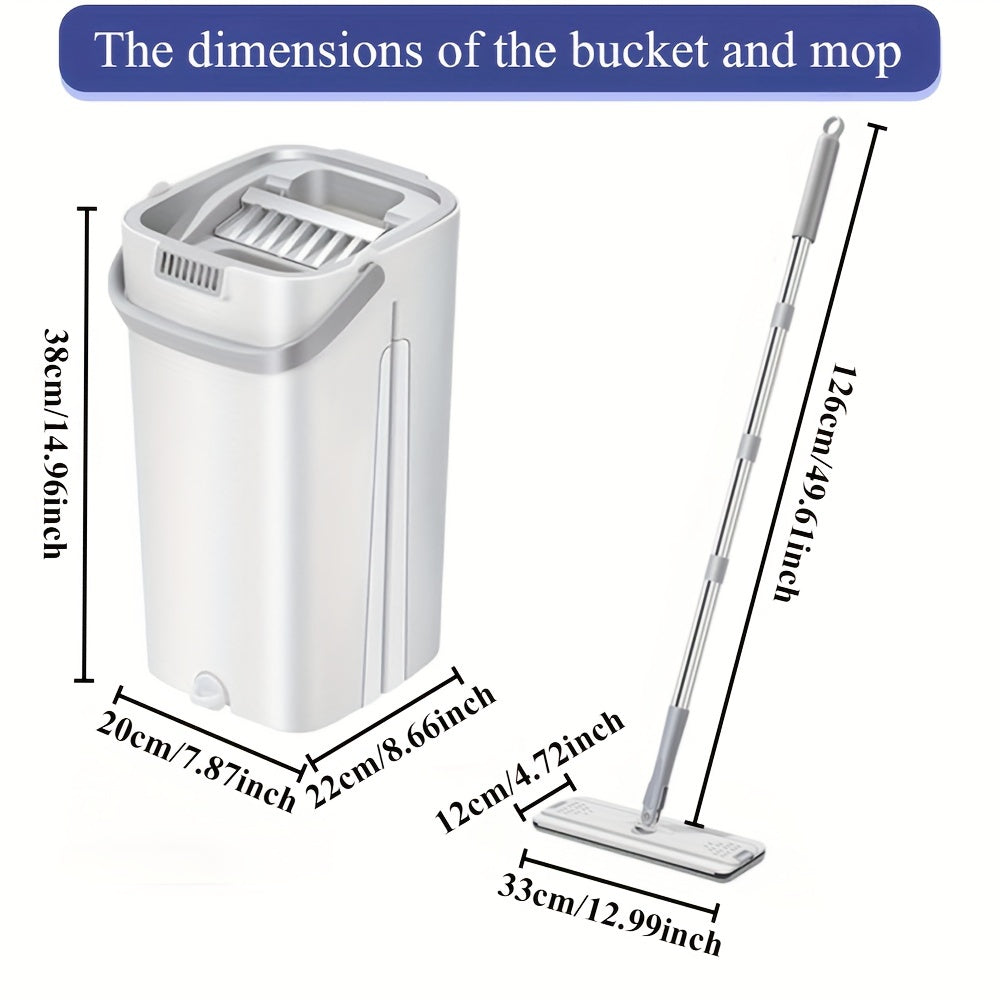 Ko‘p maqsadli mop va qop uchun yuviladigan mikrotoʻqimalar bilan toʻplam, plitka va yog‘och yuzalar uchun