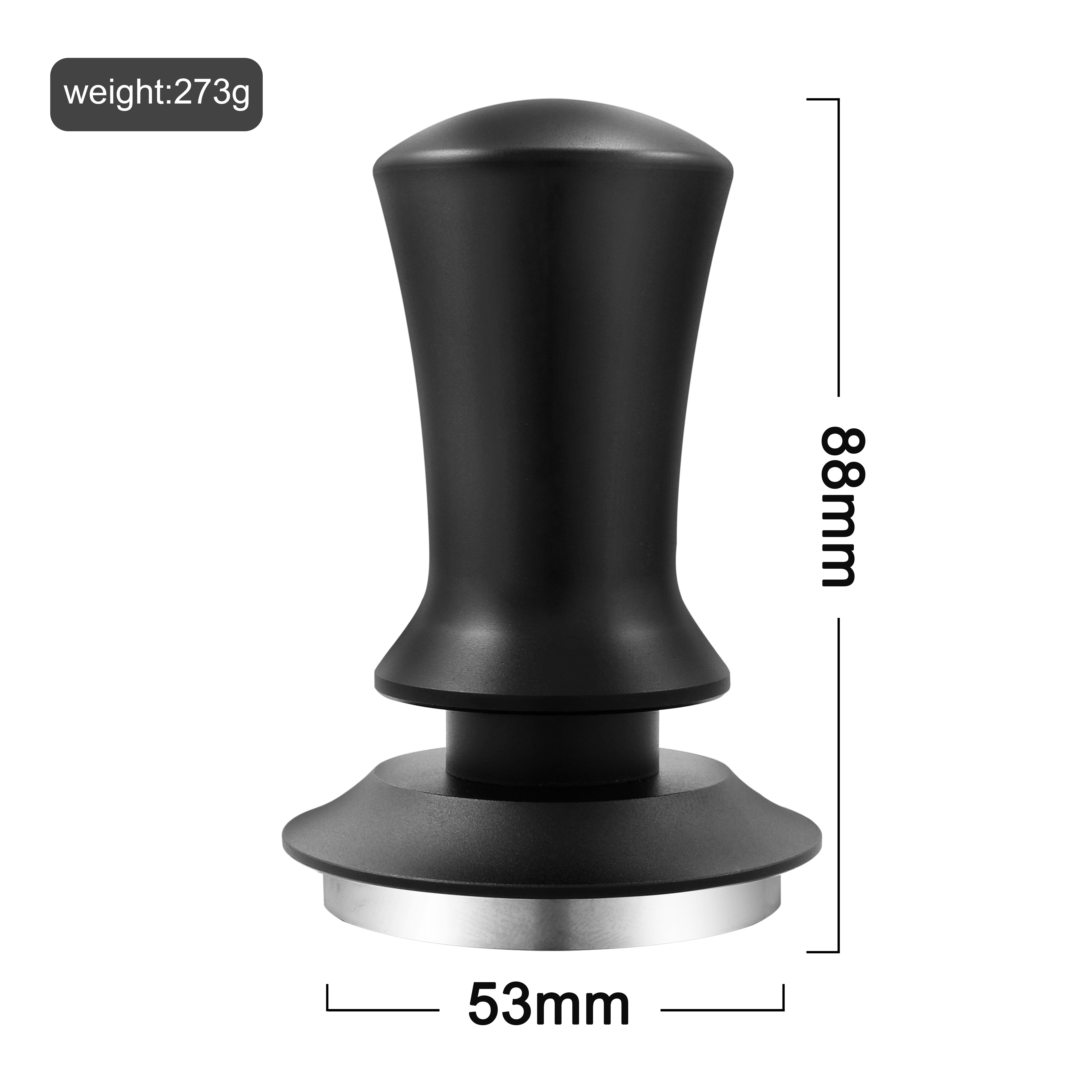 Espresso Tamper Set 51/53/58mm Spring Loaded Stainless Steel Base