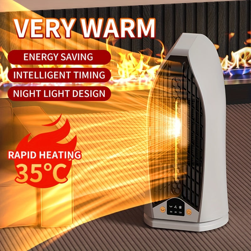 Портативный керамический обогреватель для помещений с функцией колебания и защитой от перегрева