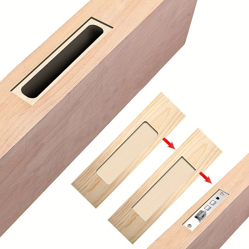 Aluminum Wooden Door Hinge Hole Opener for Lock and Furniture Installation Drilling Guide
