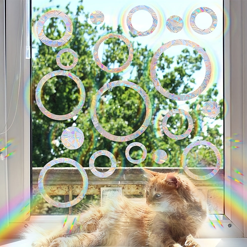 Set of 16 Bird Collision Window Clings Glass Door Stickers Home Decoration