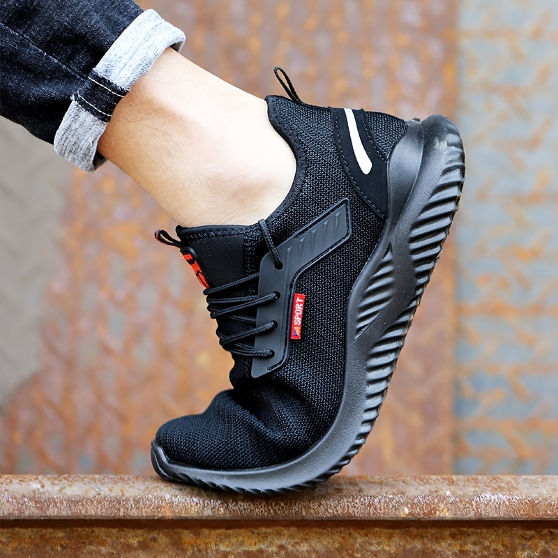 Men's Steel Toe Work Shoes Lightweight Breathable Safety Shoes for Men