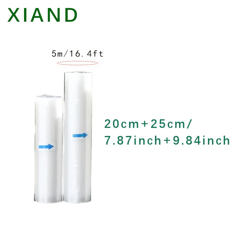 Ovqatni saqlash va tartibga solish uchun 2 ta vakuum oziq-ovqat saqlash sumkasi to'plami