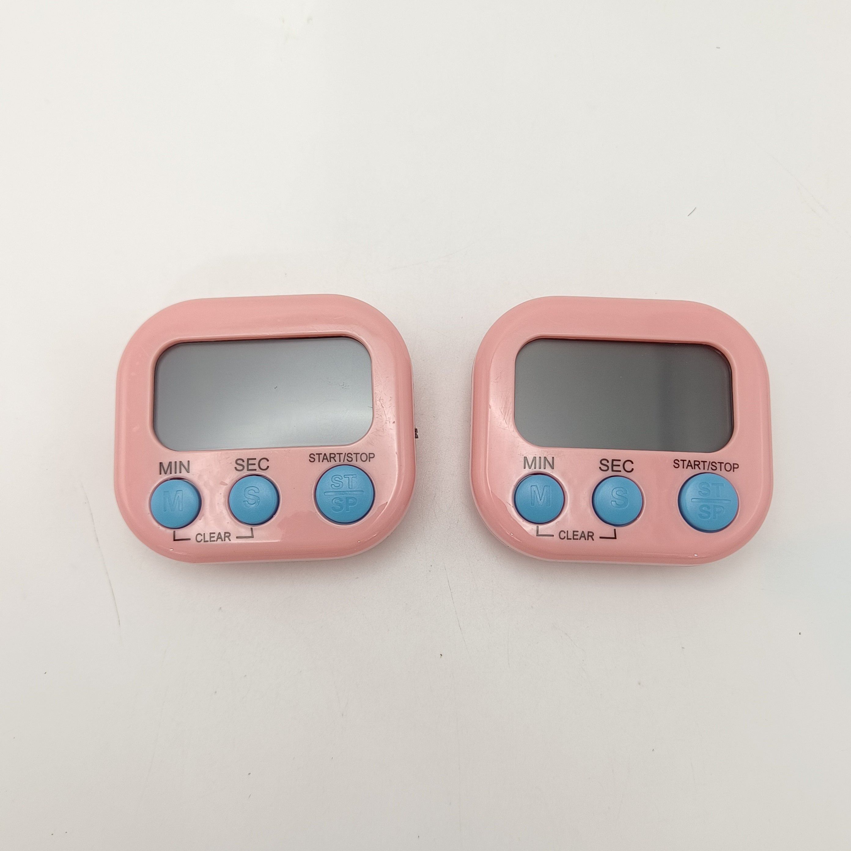 2-Pack Digital Kitchen Timer with Magnetic Backing for Cooking Baking Sports Games Office