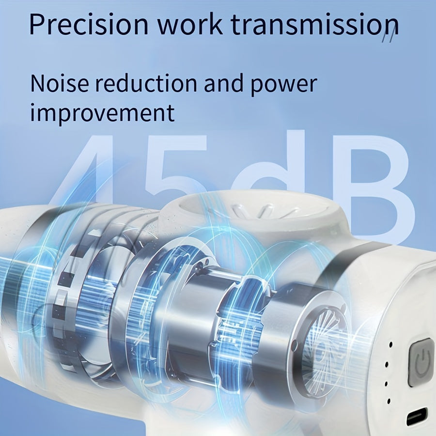 USB orqali zaryadlanadigan Fascia quroli, to'liq tana uchun 12 massaj boshli bilan - orqa, bel va boshqa joylar uchun ideal