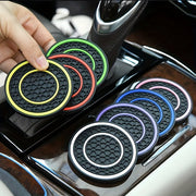 2 Pack Car Cup Holder Coasters Non-Slip Dustproof Interior Accessories
