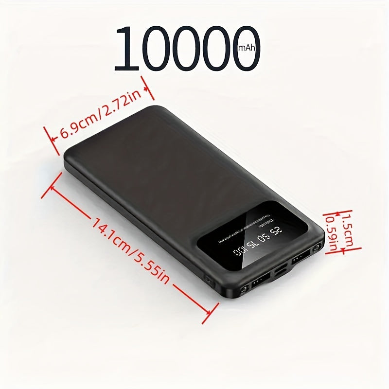 Banco de energía de 20000mAh con carga rápida, batería de litio y conector Micro USB