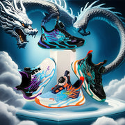 Youth Striped Low Top Sneakers for Boys with PU Upper and PVC Sole