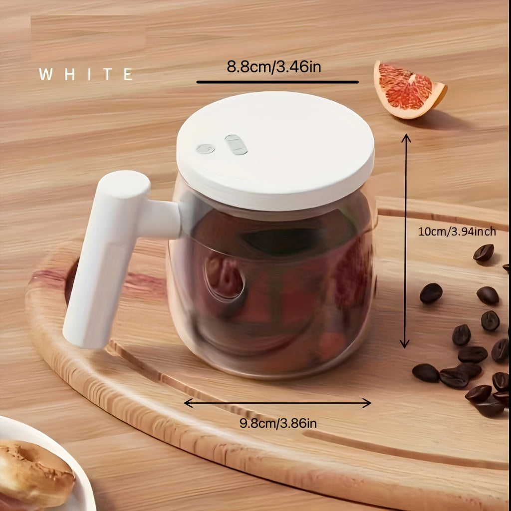 Electric Coffee Mug Fully Automatic Stirring Cup with Glass Material