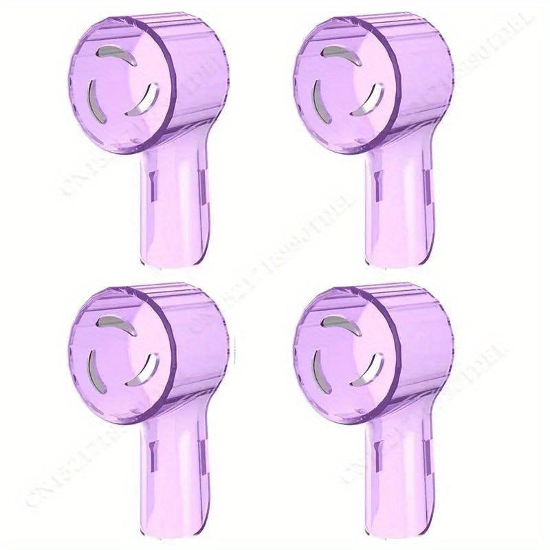 4Pcs Toothbrush Dustproof Covers Caps Electric Toothbrush Head Protectors