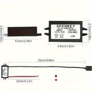 DC Quvvat Konvertori 24V/12V dan 5V Micro Ulanish uchun Past Voltajli Quvvat ta'minoti
