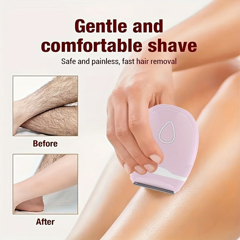 Women's Electric Shaver for Bikini Legs Underarms Wet Dry No Battery