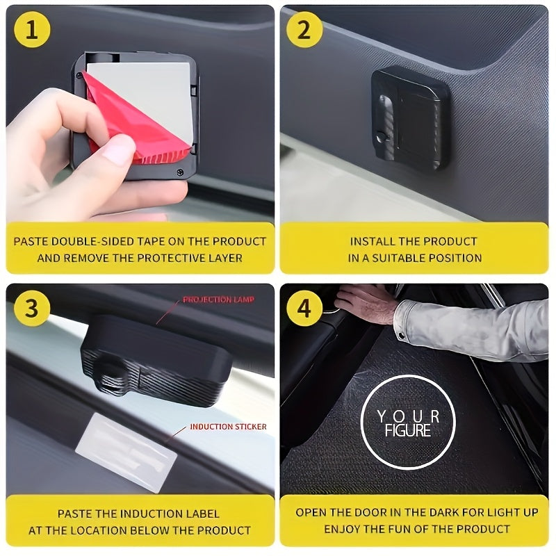 Car Door Lights 2pcs Pair, LED Interior Accent Lighting for Vehicles