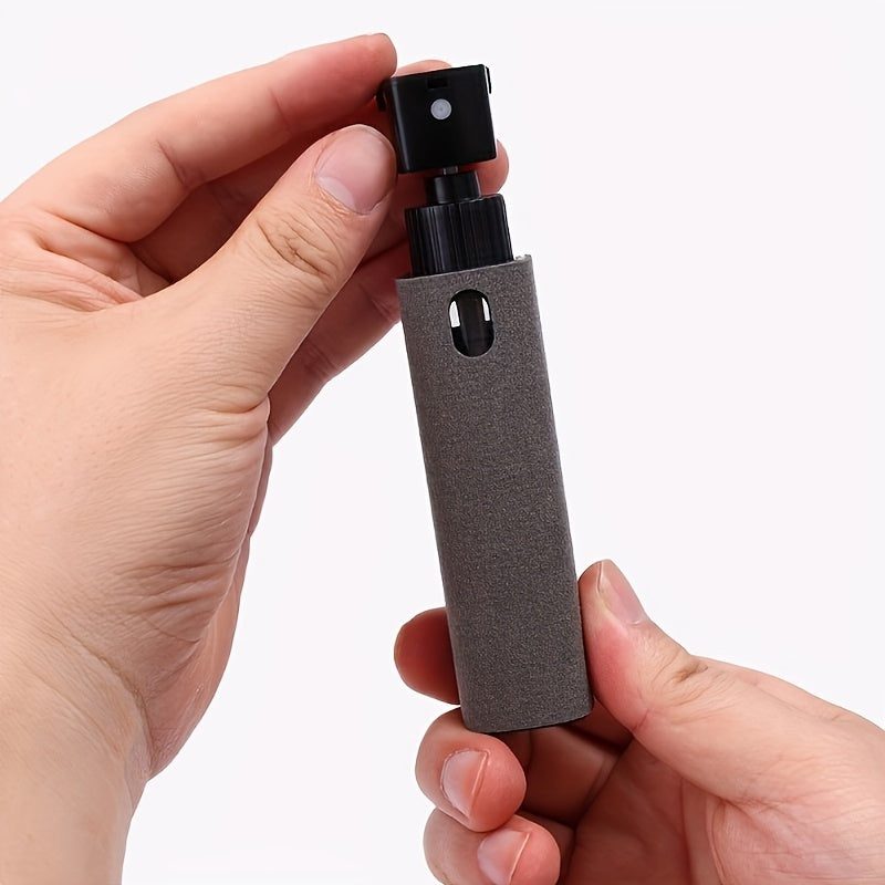 Screen Cleaner and Microfiber Cloth Set Portable Spray Wipe for Phone Computer Glasses TSA-Approved