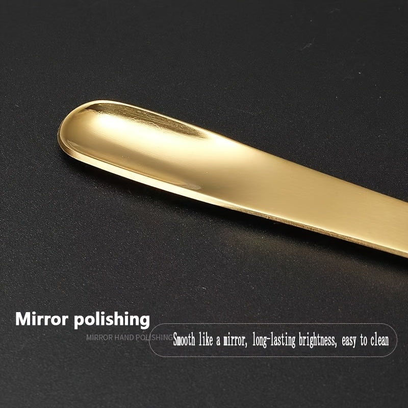 Set of 6 Stainless Steel Spoons 4.84 Inch Multi-Purpose Utensils