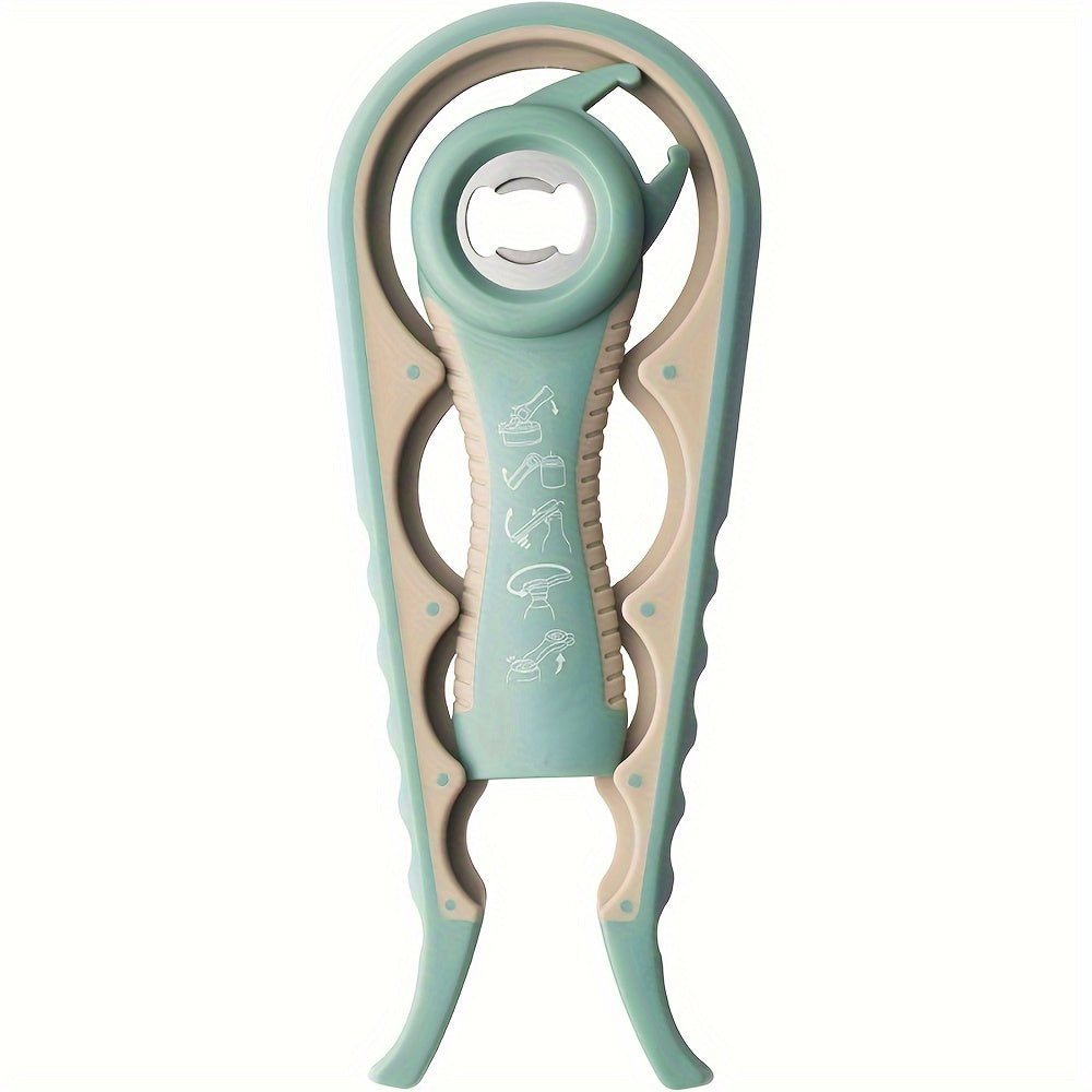 2-Piece Plastic Jar Opener Set Non-Slip Kitchen Tools for Cans Bottles