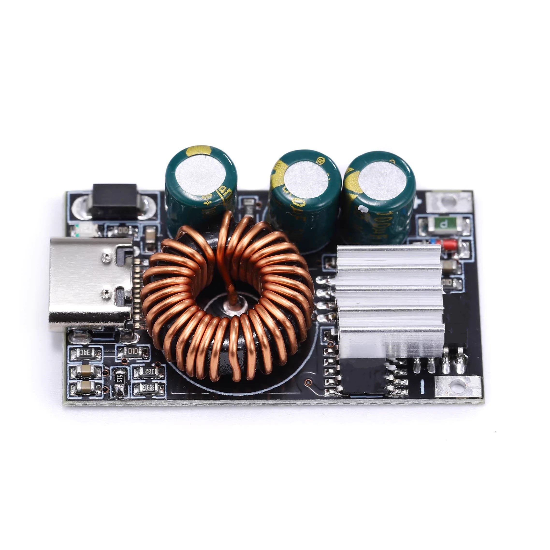 Sanoat darajasidagi favqulodda telefon zaryadlash taxtasi, DIY zaryadlovchilar uchun QC3.0 tez zaryad moduli bilan. Shisha tolali material, DC pasaytiruvchi 10-30V, ishlash kuchlanishi ≤36V qattiq simli quvvat rejimi uchun.