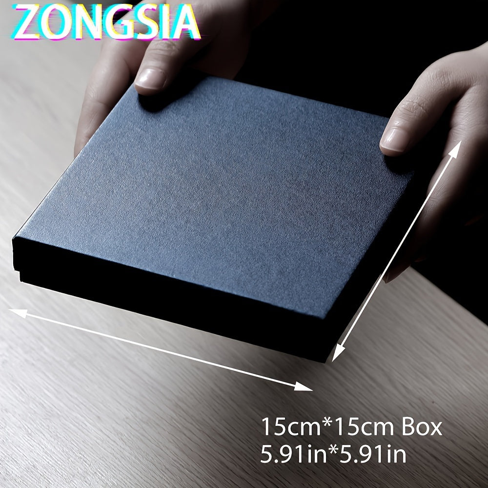 Men's Watch and Jewelry Set with Cuban Chain Necklace and Bracelet