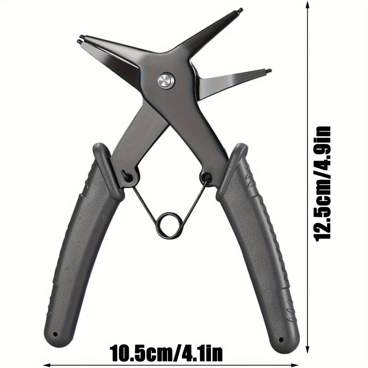 Alicates de anillo de retención de doble propósito, herramienta de sujeción interna y externa, herramienta manual de metal