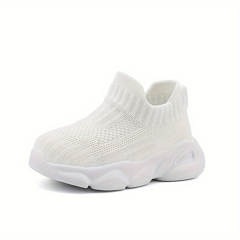 Infants Toddlers Slip-On Sneakers with Anti-Slip EVA Sole Fabric Upper All-Season