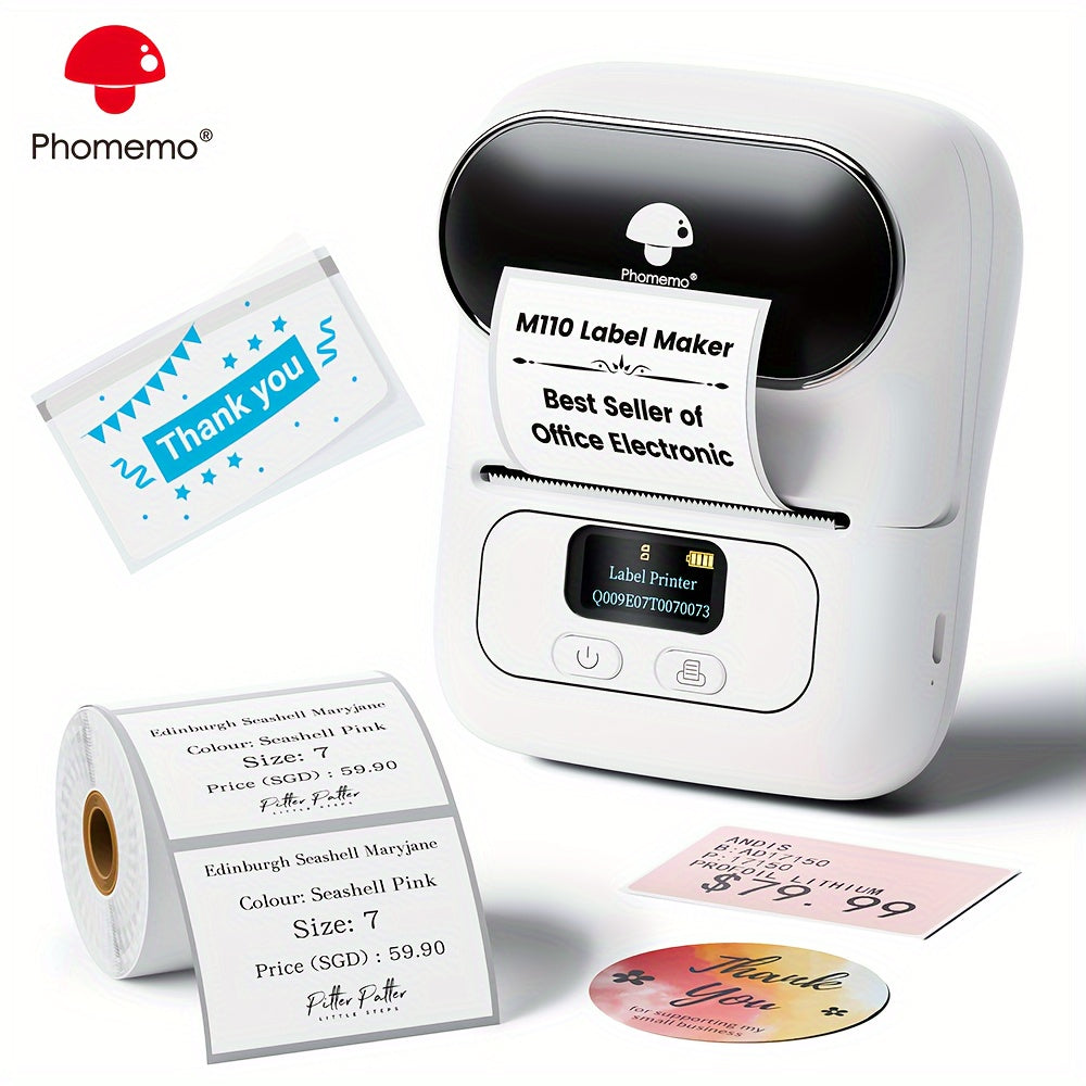 Wireless Thermal Label Printer for Business Office Use 40x30mm Labels