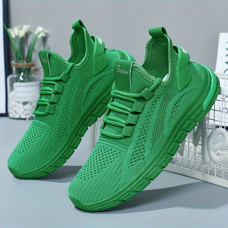 Women's Casual Knit Sneakers, Multi-Color Lightweight Running Walking Shoes