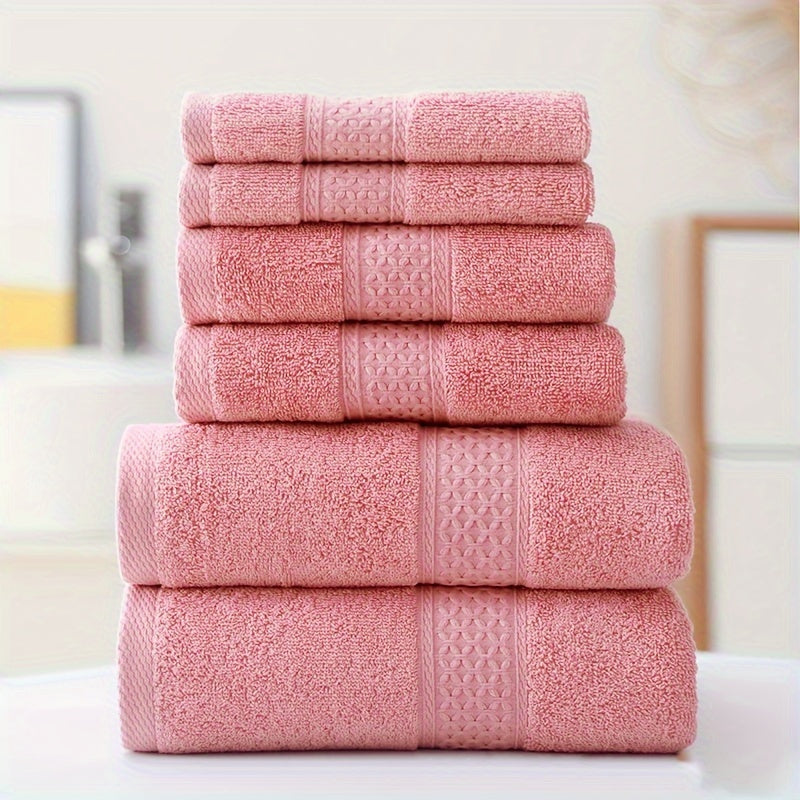 Paxta yuvinish uchun sochiq to'plami 3 yoki 6 ta, singdiruvchi, chidamli, mehmonxona, spa, uy, saunalar uchun, turli ranglarda