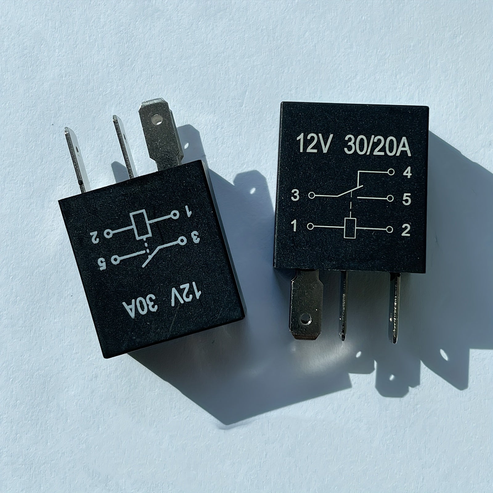 Universal 12V 30A Car Relay for High/Low Beams Air Conditioner Oil Pump