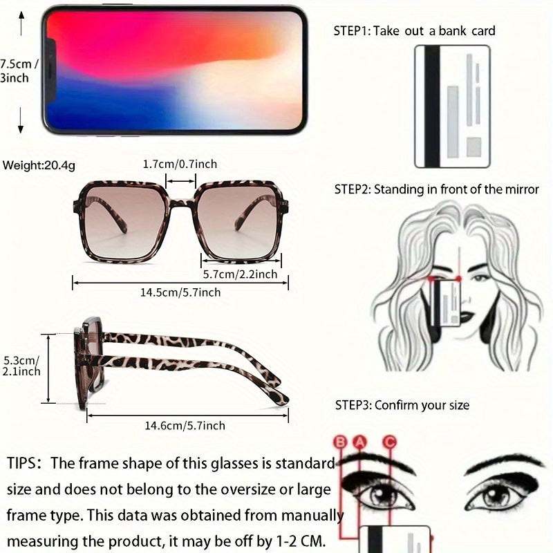 6-ta qismli katta moda ko‘zoynaklar to‘plami, anti-refleksli PC linzalar bilan, sayohat va festival uchun