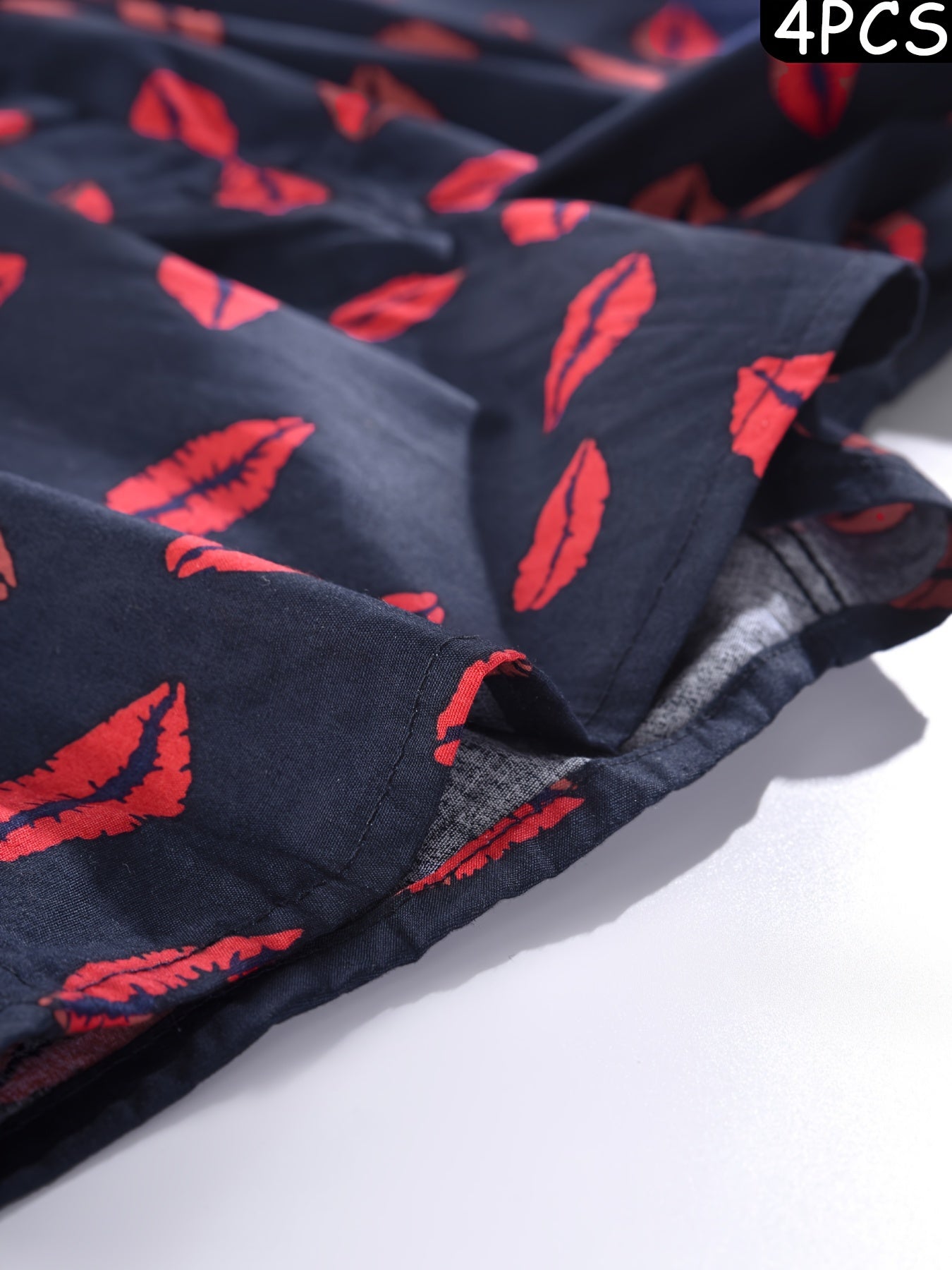 Men's Cotton Boxer Briefs 4 Pack Breathable Comfortable Casual Sports Lounge