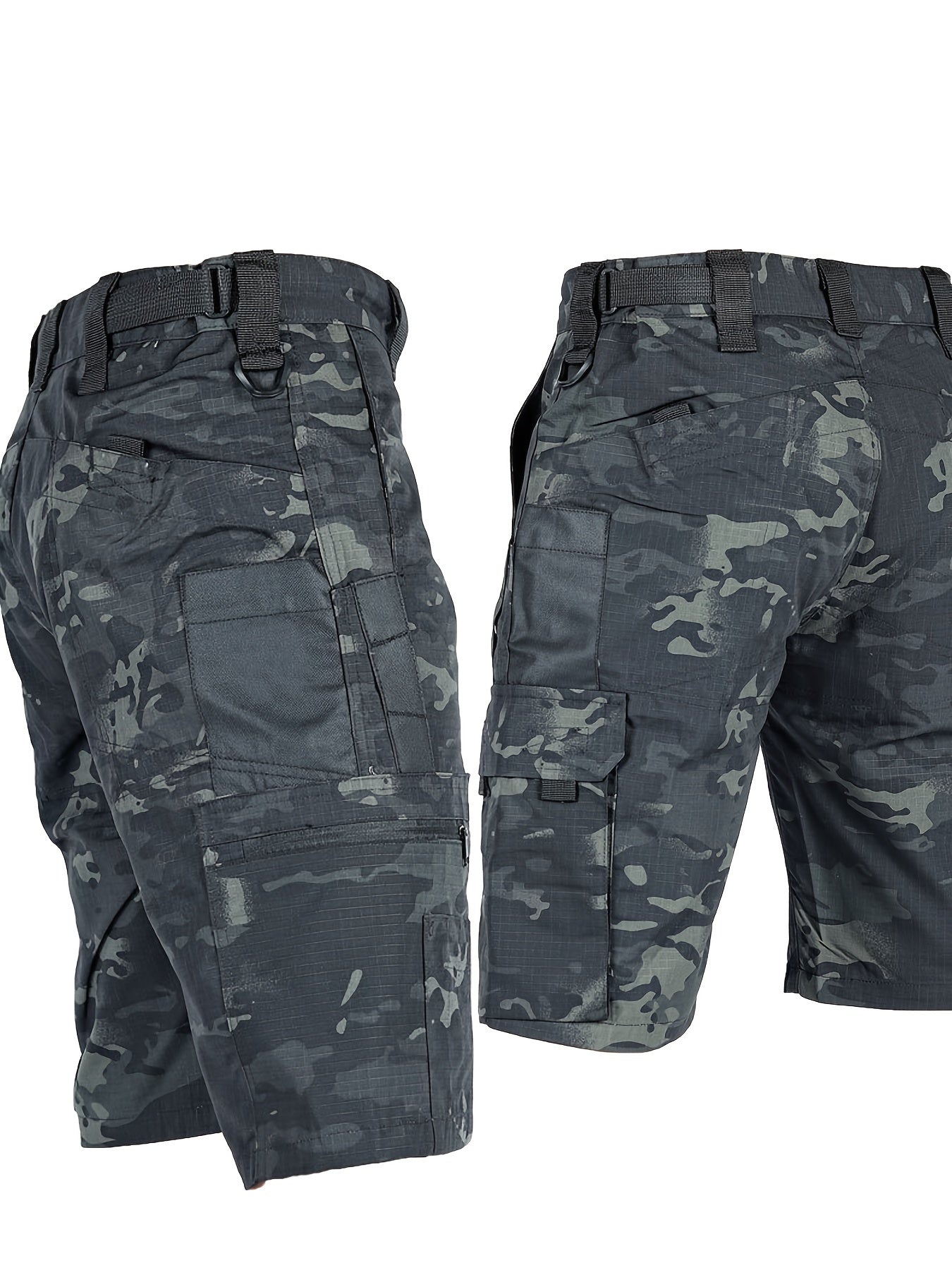 Erkaklar uchun tasodifiy bir rangli shortlar, keng kesim va ko'p cho'ntakli dizayn bilan, yoz/fasl bahorida plyaj kiyimlari yoki dam olish kunlari uchun mukammal.