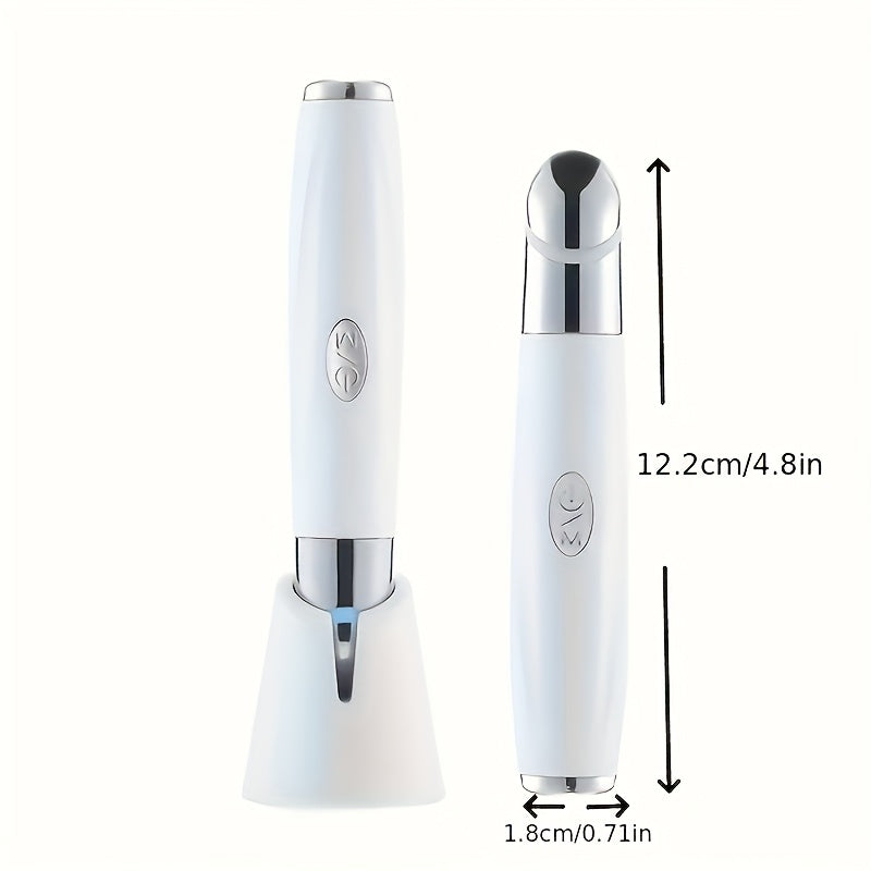 Portable Electric Heated Eye Massager with USB Rechargeable Lithium Battery for Face and Eye Relaxation