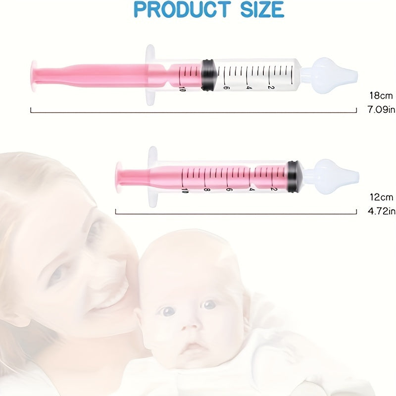 Set of 4 Colorful Baby Nasal Irrigators for Gentle Nasal Cleaning and Relief