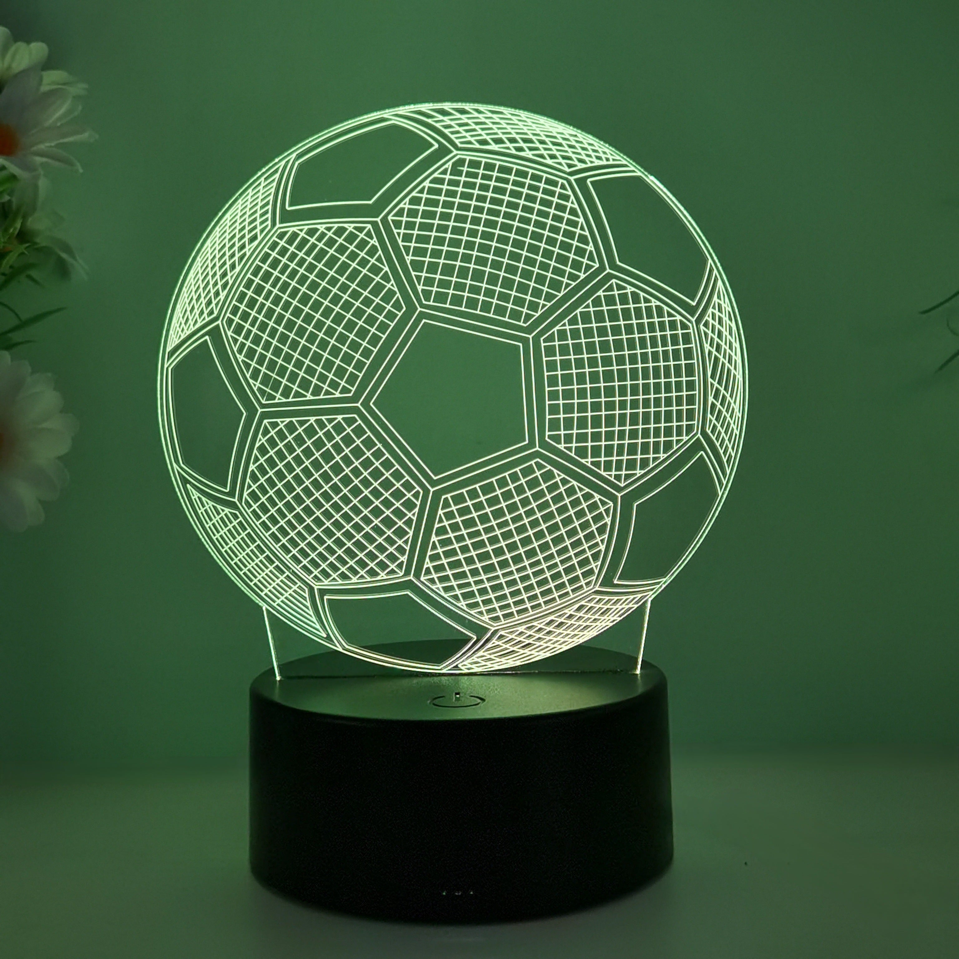 3D LED Night Light for Football Fans USB Touch Control Sports Gift