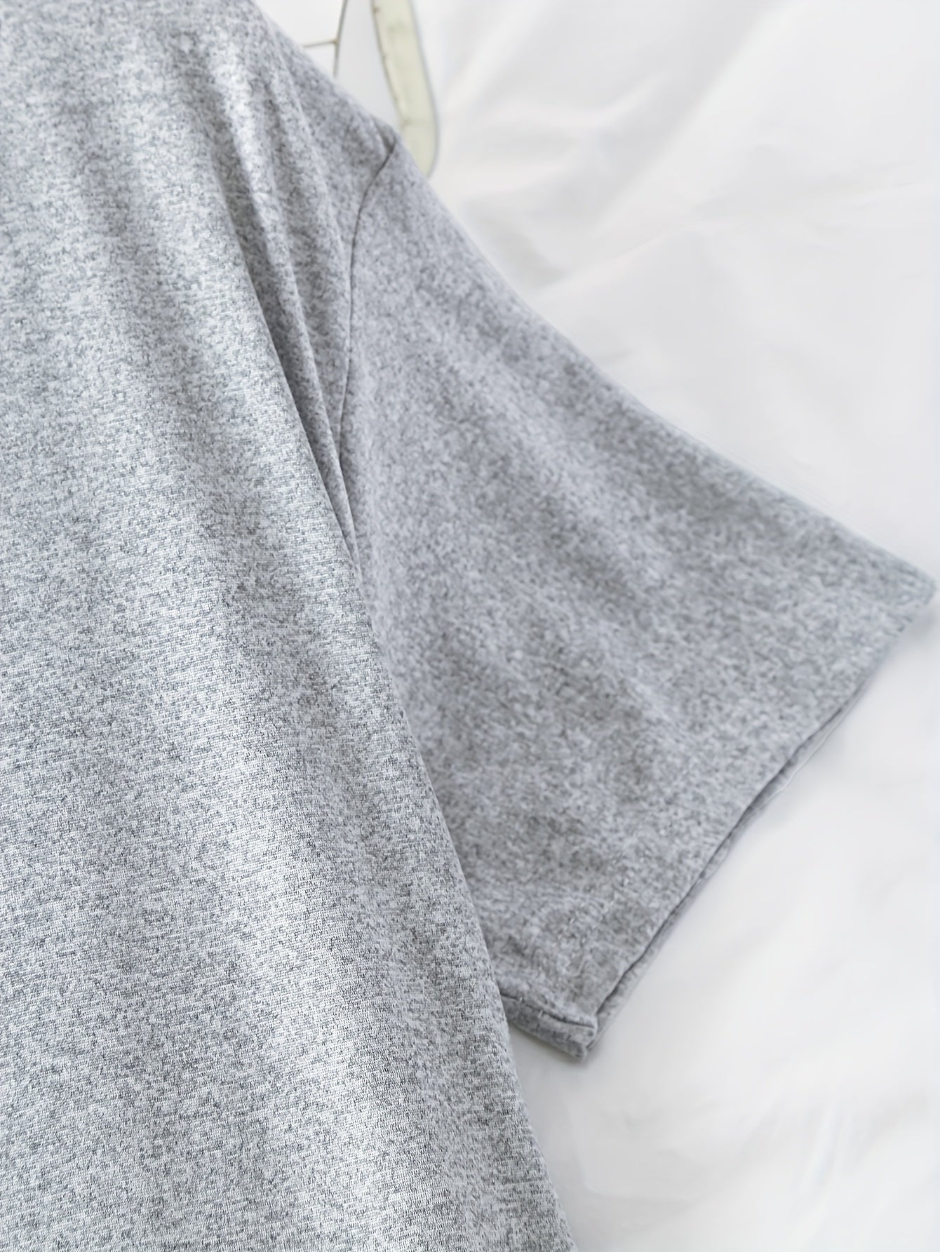 Plus Size Sleepwear 3-Pack Solid Color Knit Nightwear, Polyester Blend, Comfortable