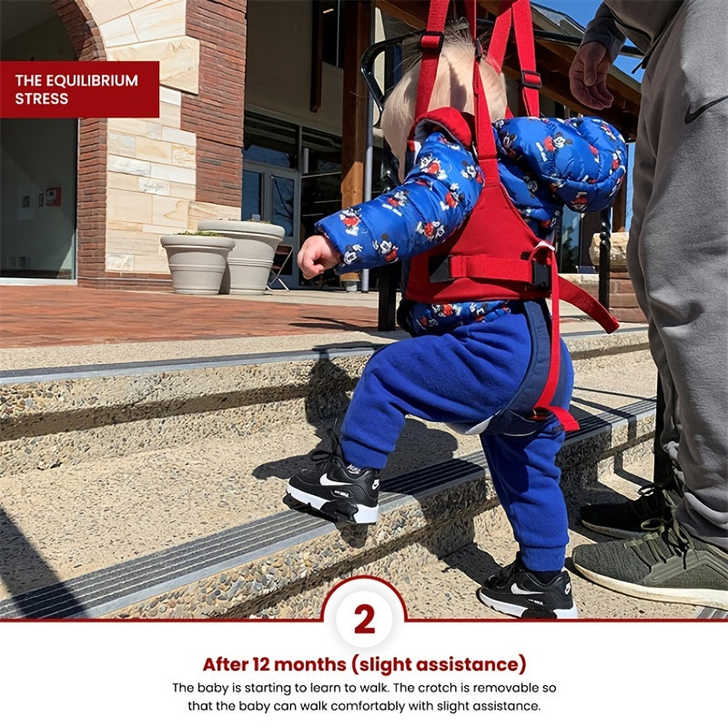 Toddler Baby Walking Harness with Breathable Cotton Mesh Adjustable Straps