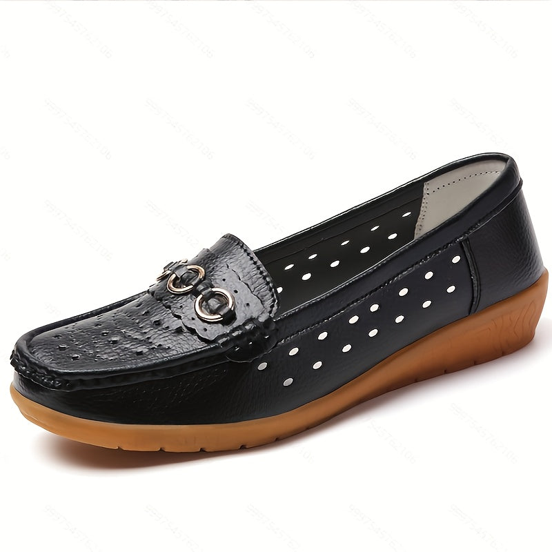 Women's Slip-On Breathable Casual Shoes Synthetic Cover Perforated All-Season