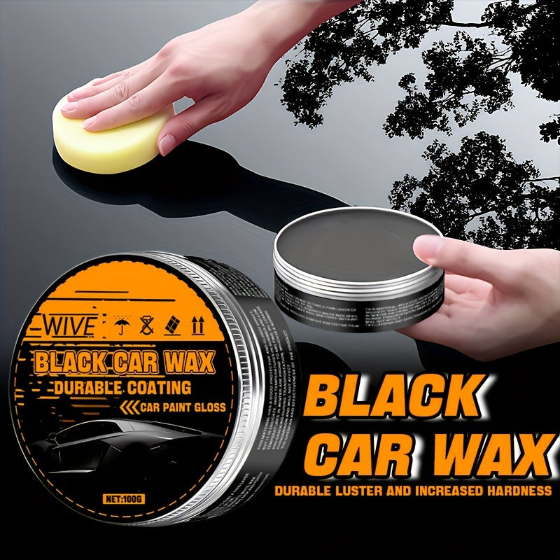 Black Car Wax Paste Ceramic Coating for High Gloss Shine Scratch Resistance