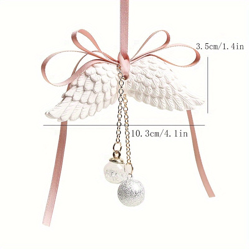 Ayollar uchun farishta qanotlari pendenti, suv ovozi, kalit, avtomobil orqa ko‘zg‘ ornament