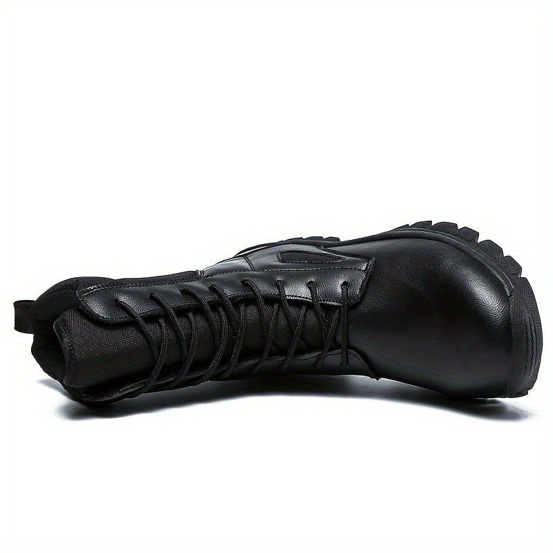 Women's Winter Hiking Boots Outdoor Platform Lace-Up Solid Color