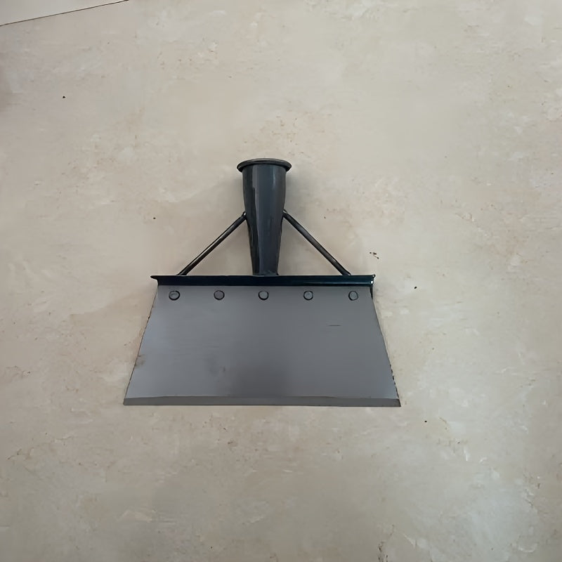 Pala de jardín de acero inoxidable para deshierbe, remoción de nieve y limpieza exterior