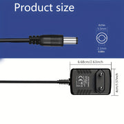 12V 1A AC/DC Quvvat adaptori zaryadkasi CCTV kameralar, LED chiroqlar, routerlar, switchlar va hub'lar uchun