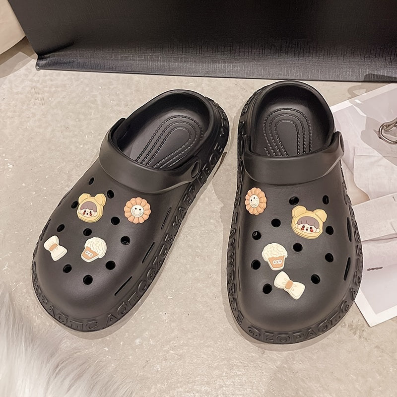 Women's Breathable EVA Clogs for Beach and Garden Lightweight Flat Shoes