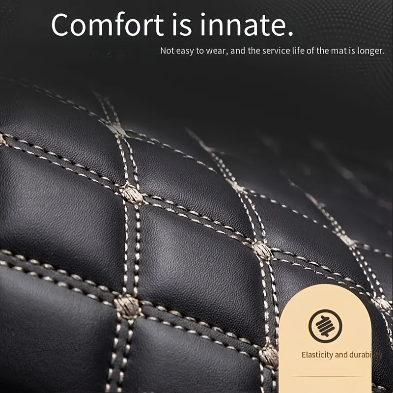 Car Floor Mat Waterproof Dustproof PU Leather for EV 2021-2023