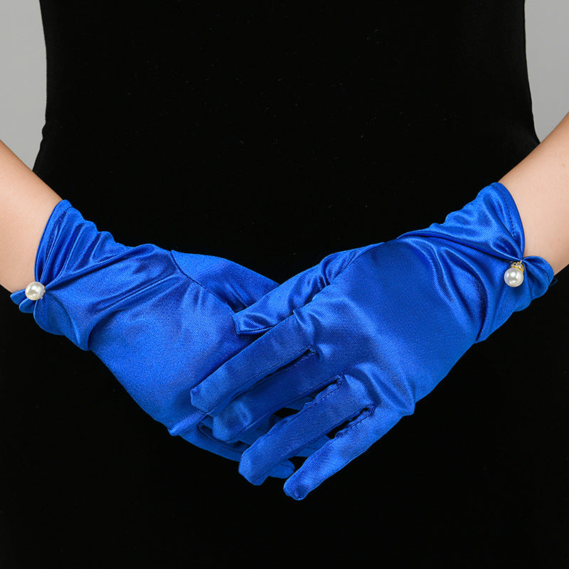Satin Gloves for Weddings Formal Events Party Cosplay Bridal Accessories