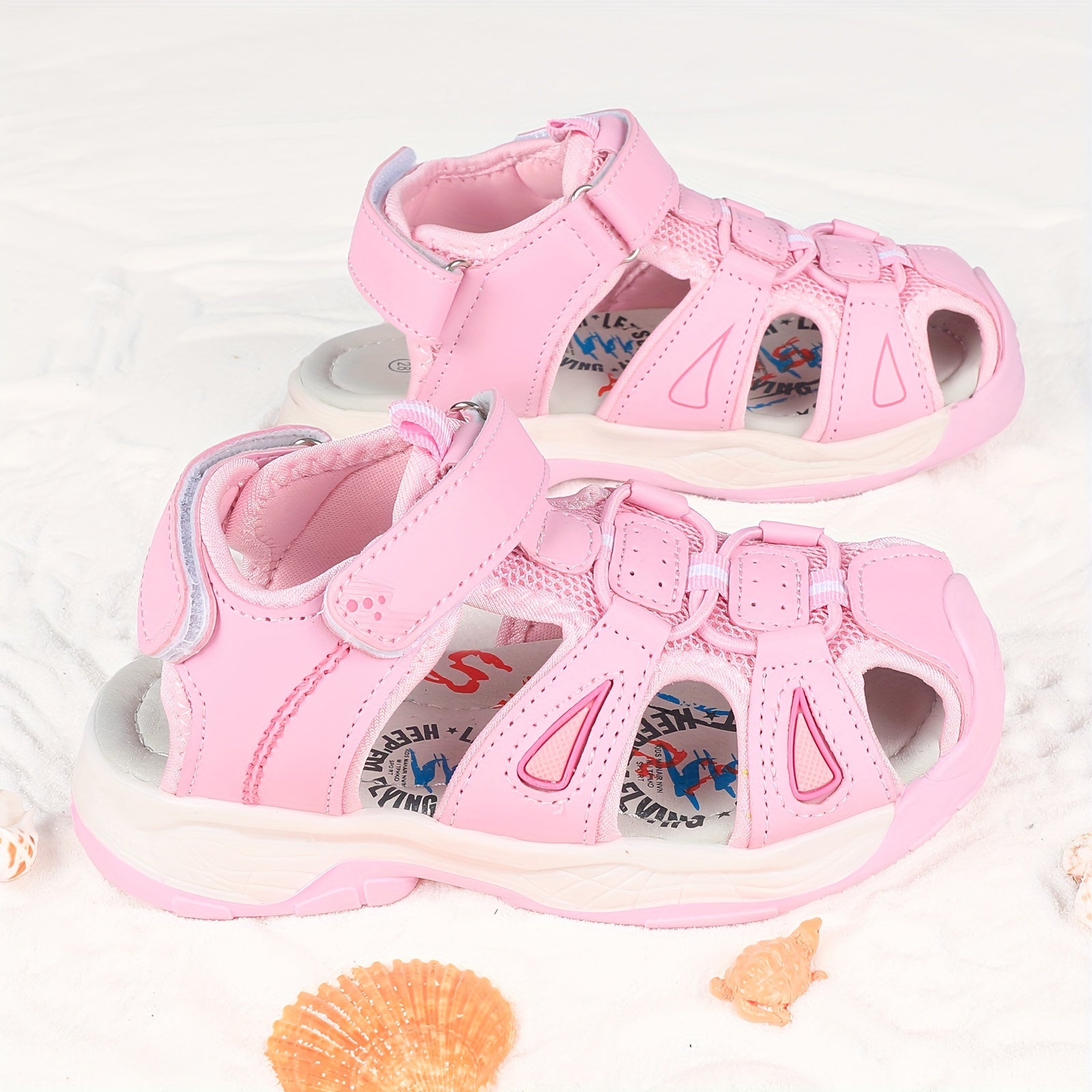 Kids' Sport Sandals for Boys and Girls, Closed Toe, Breathable, Summer Outdoor Shoes